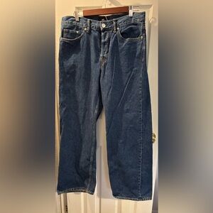 H&M Relaxed Fit Dark Blue Jeans